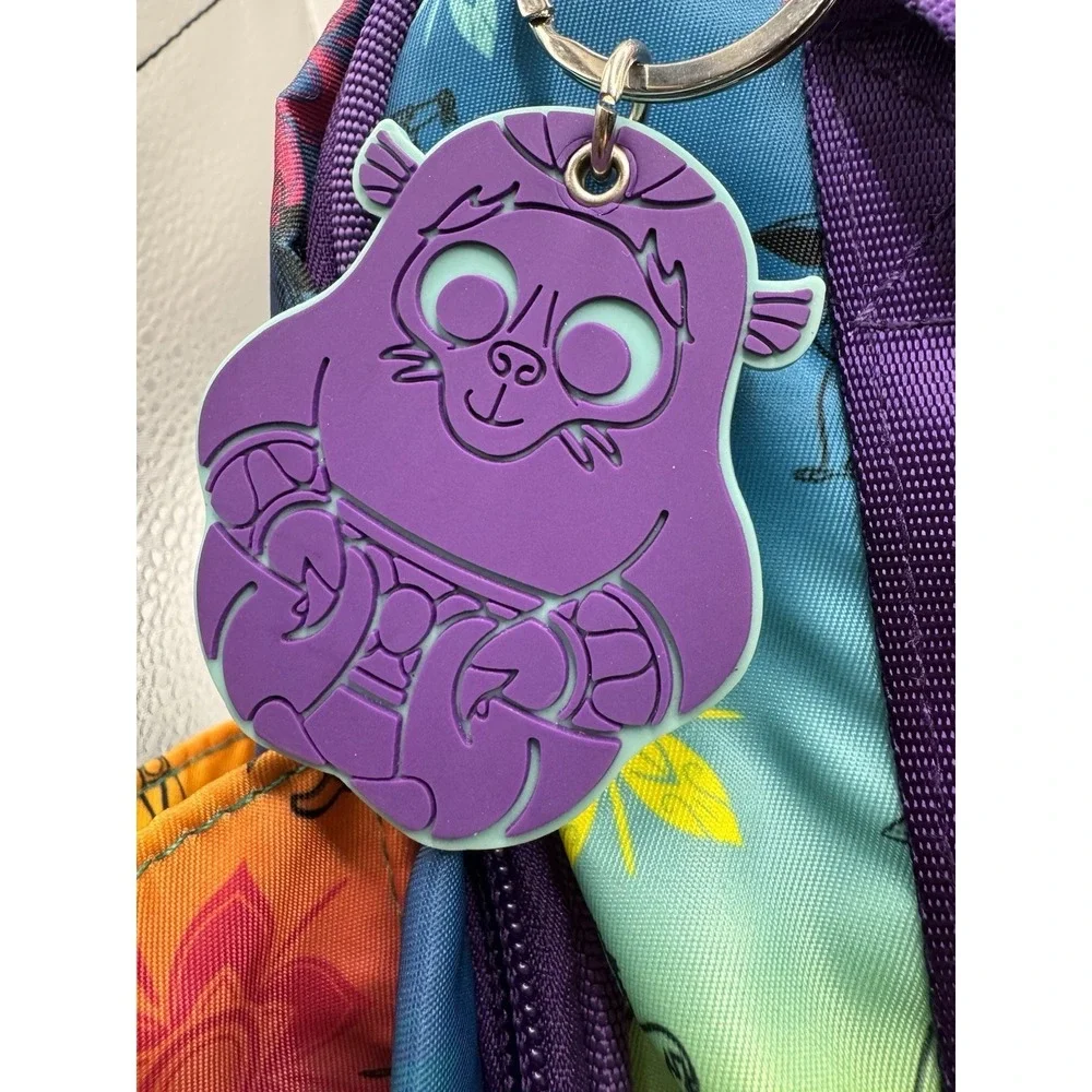 Disney Raya and the Last Dragon Duffle Bag Travel Overnight Kids Purple Rainbow